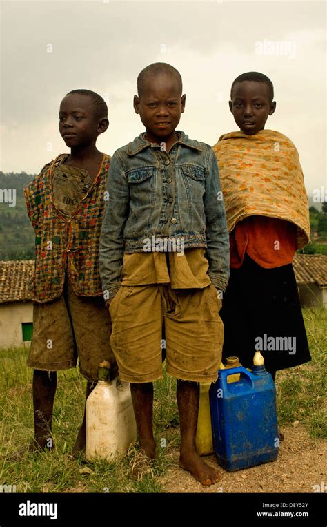 School children fetching water. African Eastern Africa Kids Learning ...