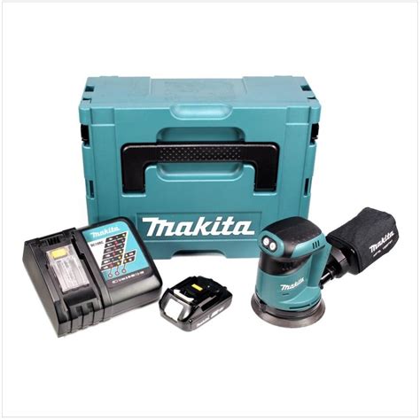 Makita DBO 180 Kit Y1J D Ponceuse Excentrique Sans Fil 18 V Avec