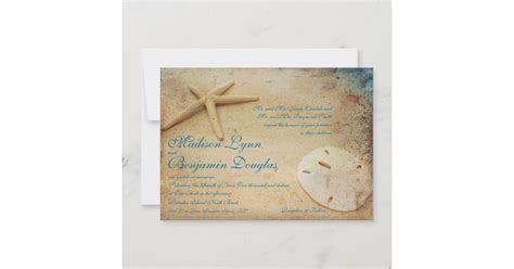 Rustic Beach Destination Wedding Invitations | Zazzle