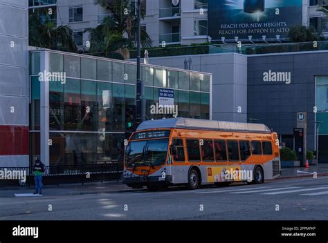 Los Angeles Metro Bus Stock Photo - Alamy