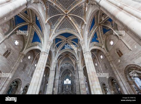 Interior of Certosa di Pavia monastery Stock Photo - Alamy