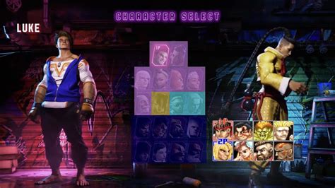 Street Fighter Vs Screen