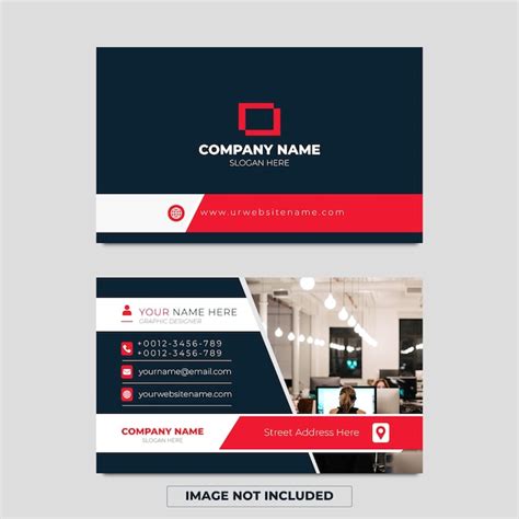 Premium Vector Professional Modern Business Card Design