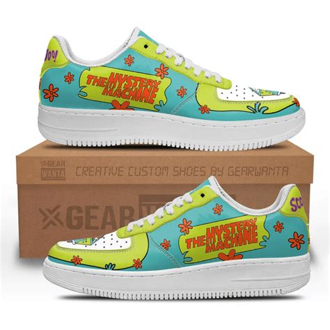 Air Force 1 Shoes Scooby Doo And Shaggy Rogers Mystery Machine Air