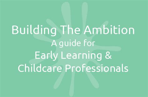 New Guide For Building The Ambition Mindingkids