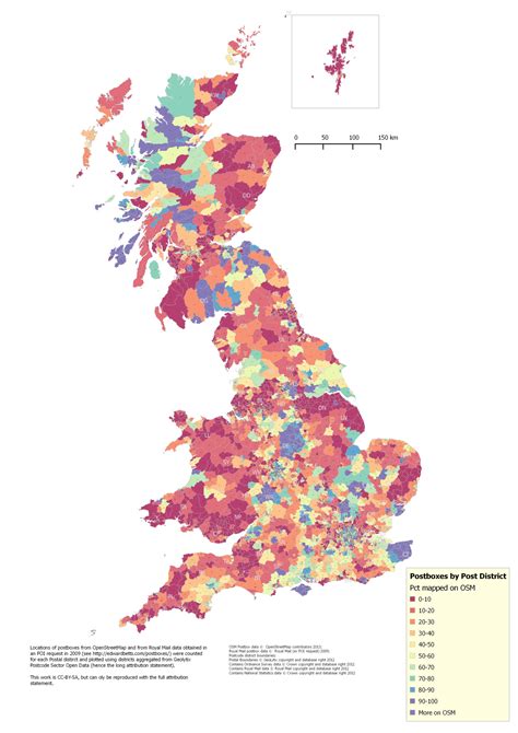 Map of UK Postbox Locations | Using Royal Mail Datapoints