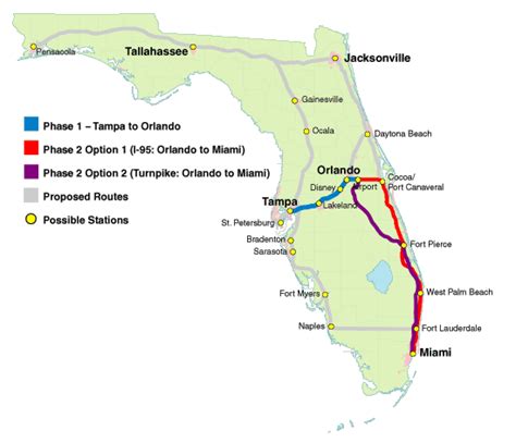 Map Of Florida Rail Lines