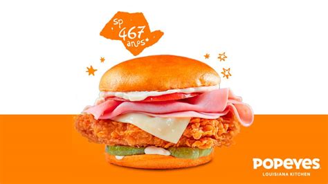 Popeyes Lança Sanduíche Ponto Chicken Em Homenagem Ao Aniversário De