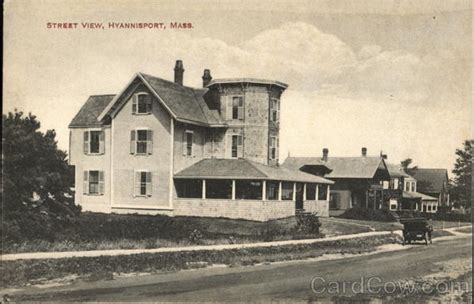 Street View Hyannis Port, MA Postcard