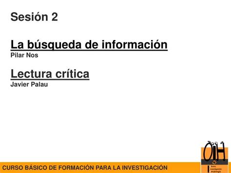 PPT CURSO BÁSICO DE FORMACIÓN PARA LA INVESTIGACIÓN PowerPoint