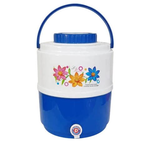 Multicolor 15 Liters 2 Kg Polished Polypropylene Plastic Cylindrical Water Camper At Best Price