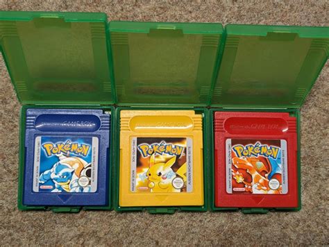 X Pok Mon Gameboy Rot Blau Gelb Set H Lle Nintendo Kaufen Auf