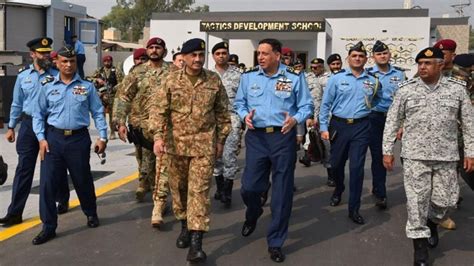 COAS Visits Operational Air Base Of PAF To Witness Multinational