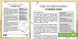 Tarjetas De Palabras Sobre Crist Bal Col N