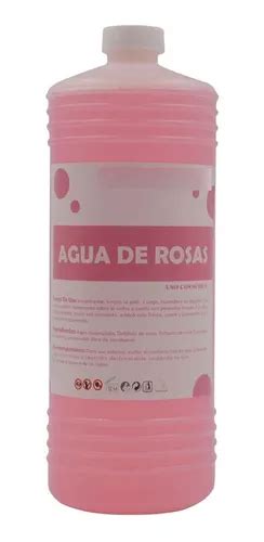 Agua De Rosas Con Ácido Hialuronico Tónico Facial 1 Litro Meses sin