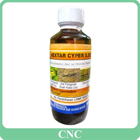 100ML Hextar Cyper 5 5EC Cypermethrin 5 5 Pyrethoroid Racun Serangga