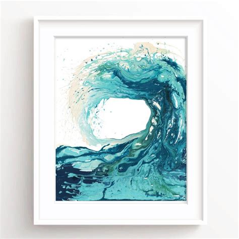 Ocean Print | Home Office Art Ideas