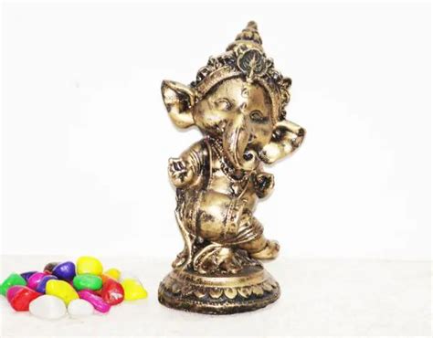 Beckon Venture Handcrafted Lord Ganesh Ji Murti Showpiece For Home