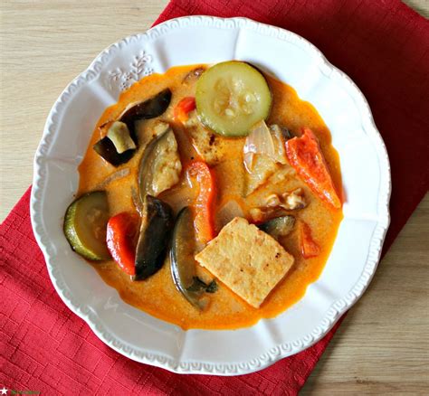 Curry Rouge De Légumes Au Tofu Inspiration Thaïe Recette Végane