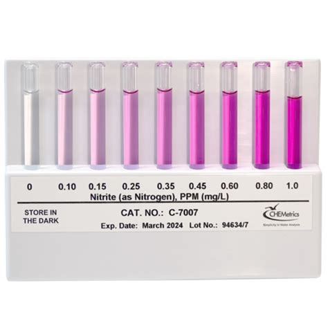 Nitrite Chemets Test Kit K Chemetrics