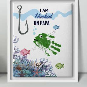 Grandma Grandpa Gigi Nana Pops Papa Handprint Cards Page