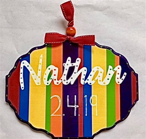 Personalized Baby Name Plaque - Etsy