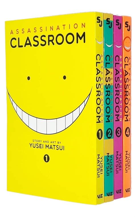 Assassination Classroom Series Vol 1 4 Collection 4 Books Set By Yusei