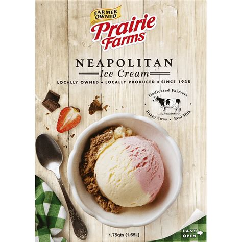 Prairie Farms Ice Cream Neapolitan 1 75 Qt Delivery Or Pickup Near