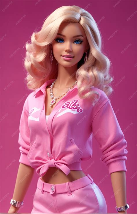 Premium Ai Image Barbie Doll In Hip Hop Urban Street Outfit