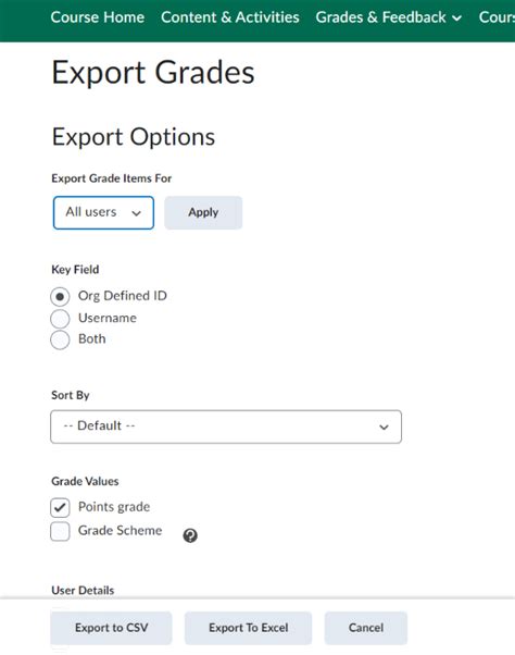 Brightspace Grade Book Set Up And Use UVM Knowledge Base