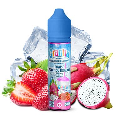 E Liquide Fraise Fruit Du Dragon GRANITA 50ml Alfaliquid Eliquide