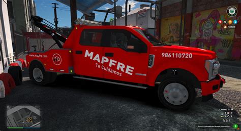 Ford F Superduty Pack De Gr As Mapfre Spain Espa A Fivem Replace Add