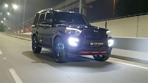 Mahindra Scorpio Modified With Alloy Wheels Video Youtube