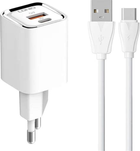 Ldnio In Oplader Met Usb C Inclusief Usb C Kabel W Snellader