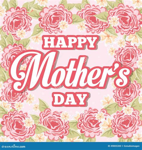 Mothers Day Stock Illustration Illustration Of T 49805300