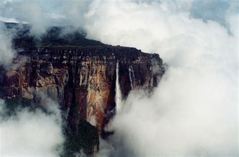 Angel Falls The Worlds Tallest Waterfall Seen From An Airplane