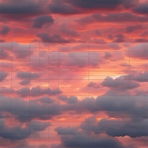 Premium AI Image | Sunset Sky Texture