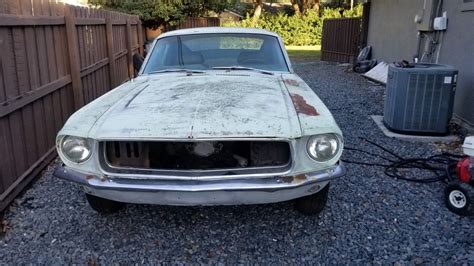 1968 Mustang Front View Barn Finds