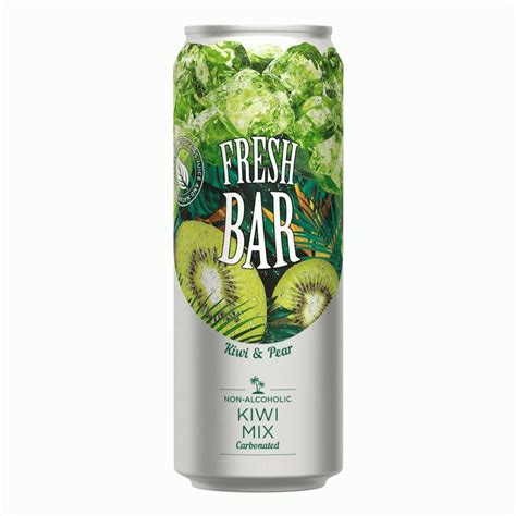 Напиток Fresh Bar Kiwi Mix газированный 450 мл купить в Москве