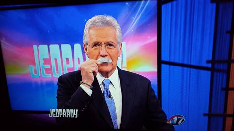 Alex Trebek brings back the mustache! : r/Jeopardy