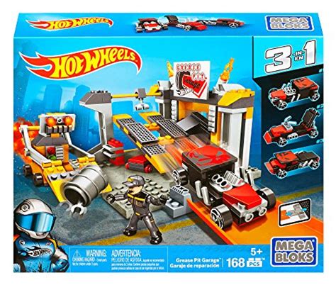 MEGA BLOKS HOT WHEELS GREASE PIT GARAGE PLAYSET GTIN EAN UPC