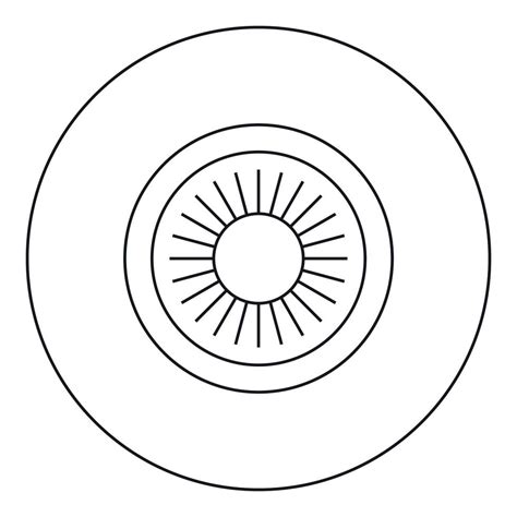 Eye icon, outline style 14673190 Vector Art at Vecteezy