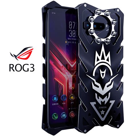 Asus Rog Phone 3 Rog 2 Personality Punk Locomotive Heavy Duty Armor