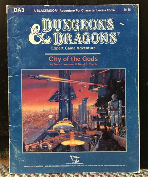 Dungeons And Dragons Modules Da1 Da2 Da3 And Da4 Adventures In