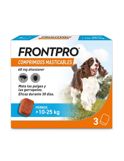 Pastillas Antiparasitarias Para Perros 10 25 Kg Frontpro