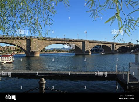 London Bridge Lake Havasu City Arizona USA Stock Photo Alamy