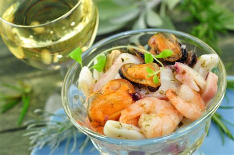 Recette Salade Aux Fruits De Mer Marie Claire