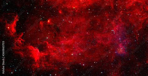 Red nebula. Elements of this image furnished by NASA Stock Photo ...