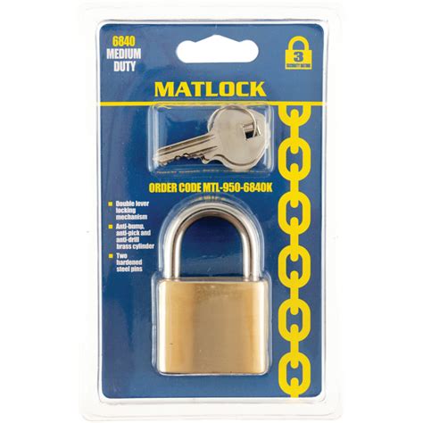 Matlock Padlock Cromwell Tools