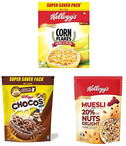 Buy Kellogg S Combo Kellogg S Corn Flakes Original Breakfast Cereal